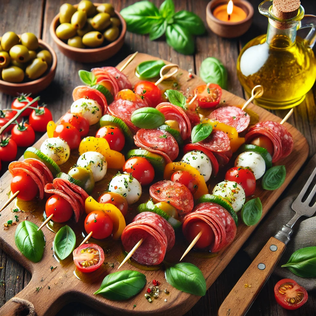 Edo's Antipasto Skewers
